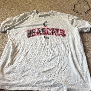 Under Armour Gray Bearcats Logo T-Shirt